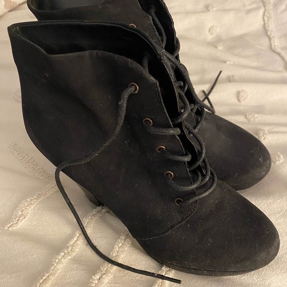 Black Heeled Booties